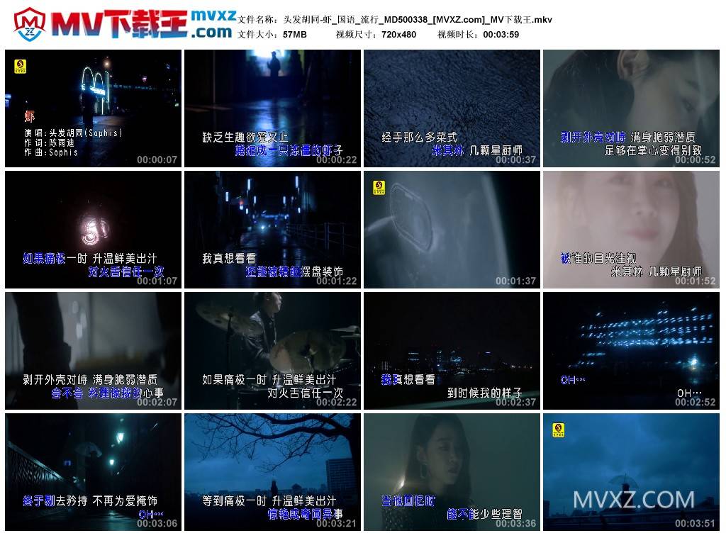 头发胡同-虾_国语_流行_MD500338
